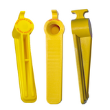 Three angles of the Saw Trax Reacher pull pole end