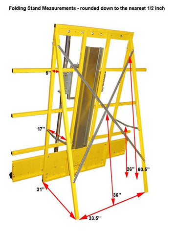 Saw Trax Folding Stand | Panel Saw Accessories - Aardvark Tool